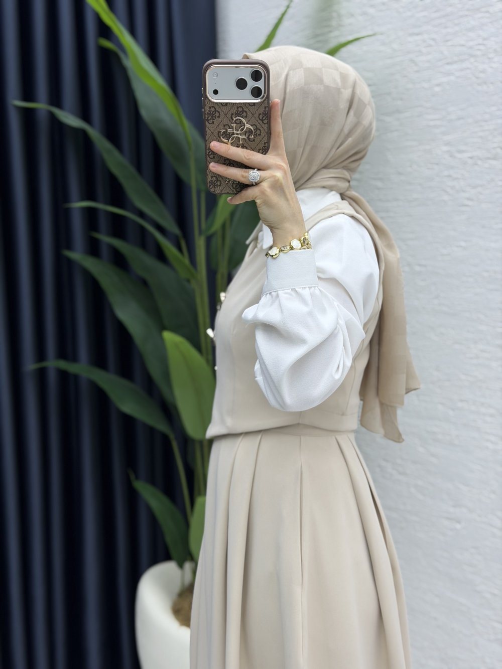Lalezar Etekli Takım Tesettür Giyim – fotoğraf 2