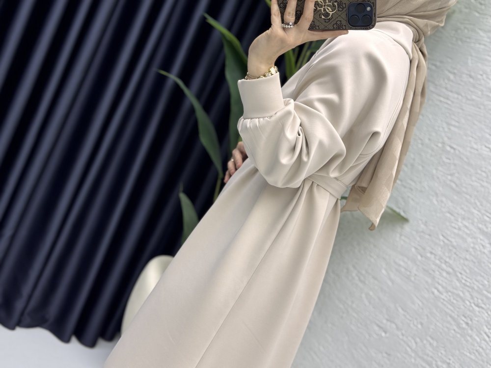 Nare Elbise Kışlık Tesettür Giyim – fotoğraf 2