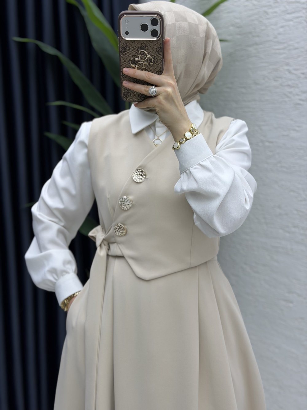 Lalezar Etekli Takım Tesettür Giyim – fotoğraf 4